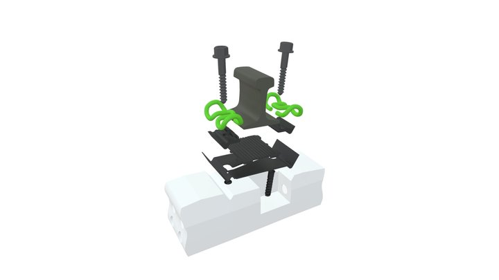 System W30 Vossloh 3D Model