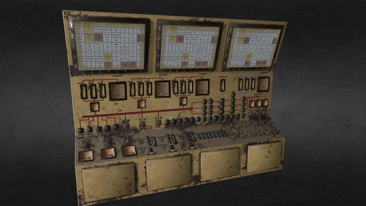 Control Panel 3D Model