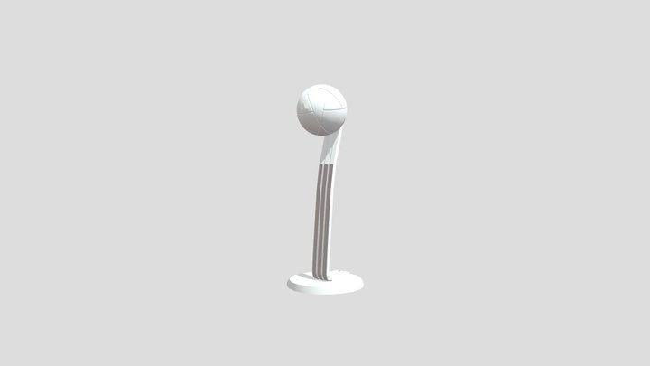 Balón De Oro Del Mundial 3D Model