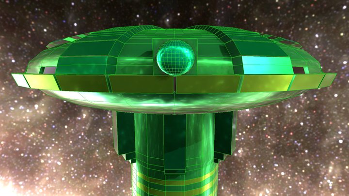 Viewing Mushroom Tower 3D Model