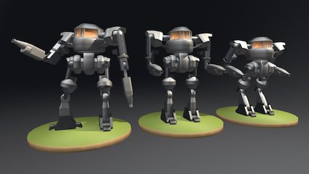 Pilotable Mech 3D Model