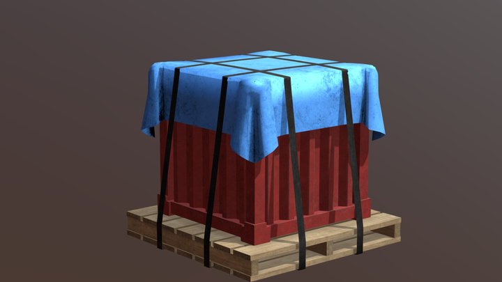 Air Drop  PUBG THEME 3D Model