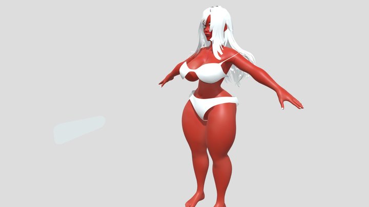 Pretty woman 3d model 3D Model