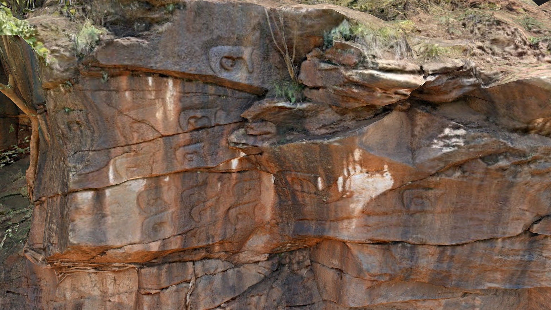 Rock art of Chabbè, Ethiopia 3D model by Archéomatique (archeomatique) [3948274] Sketchfab