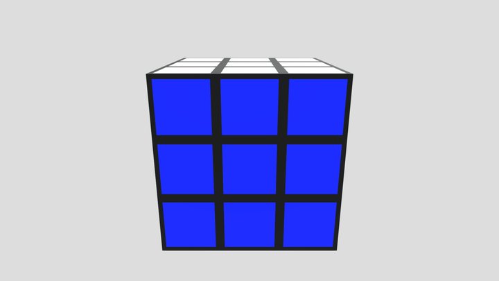 Rubiks Cube 3D Model