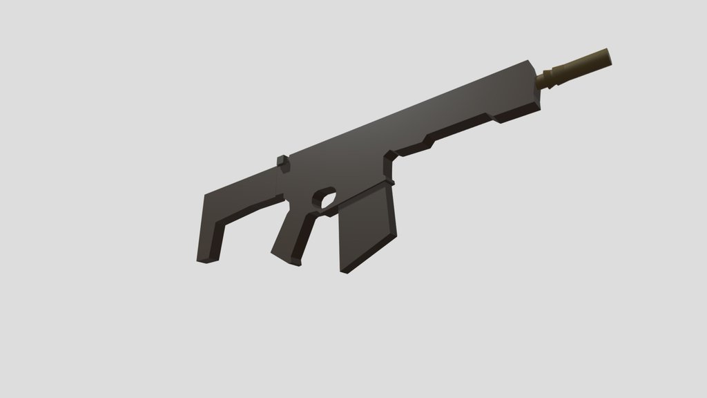 wooden AR-308 toy template