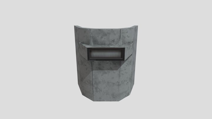 LowWeldingMask 3D Model