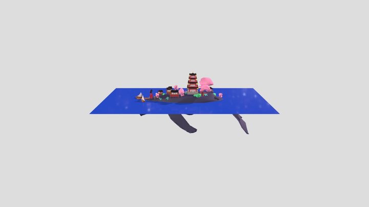 Joan's Island 3D Model