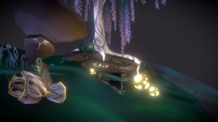 Fantasy diorama 3D Model