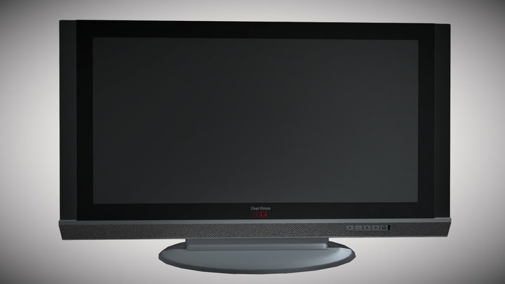 Plasma TV – Kostenloses 3D-Modell STL