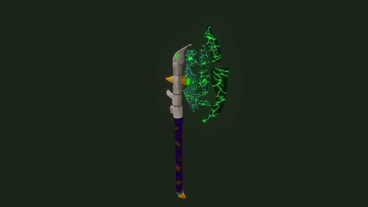 The Greataxe of the banished souls - Weaponcraft 3D Model