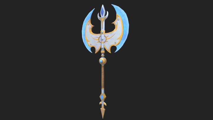 Stylized Ax 3D Model
