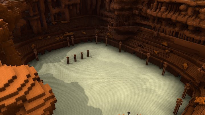 Geonosis Battle Arena Minecraft 3D Model