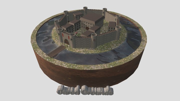 Medieval Castle 3D Model