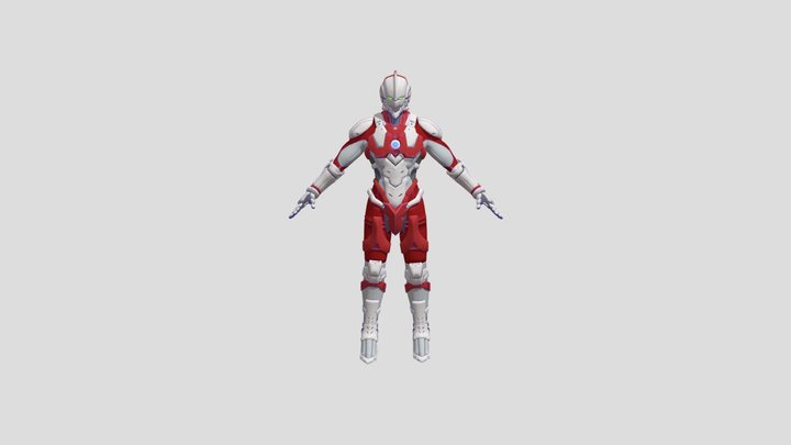 Ultraman (Override 2 Ultraman Deluxe Edition) 3D Model