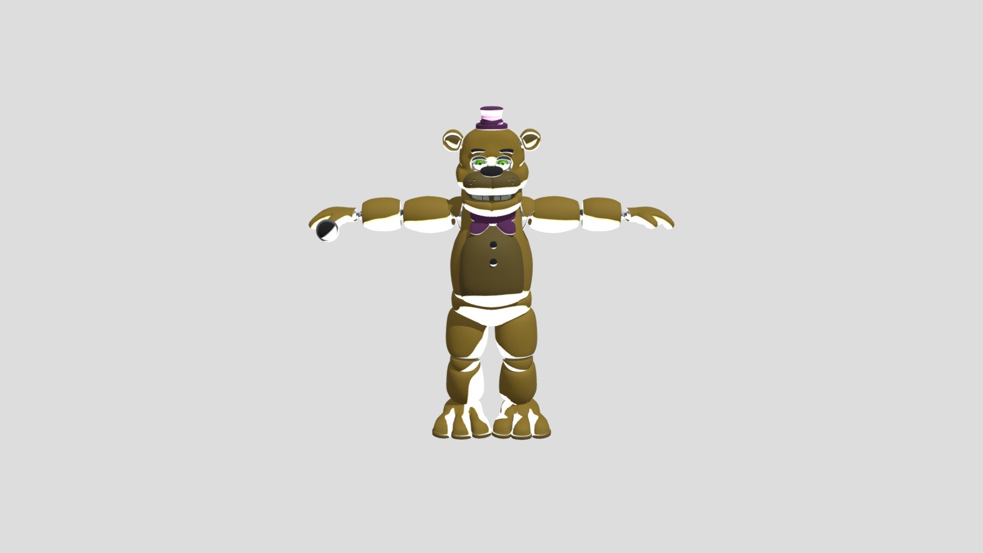 Fredbear (fredbear's Fun And Entrtainment) - Download Free 3D Model By ...