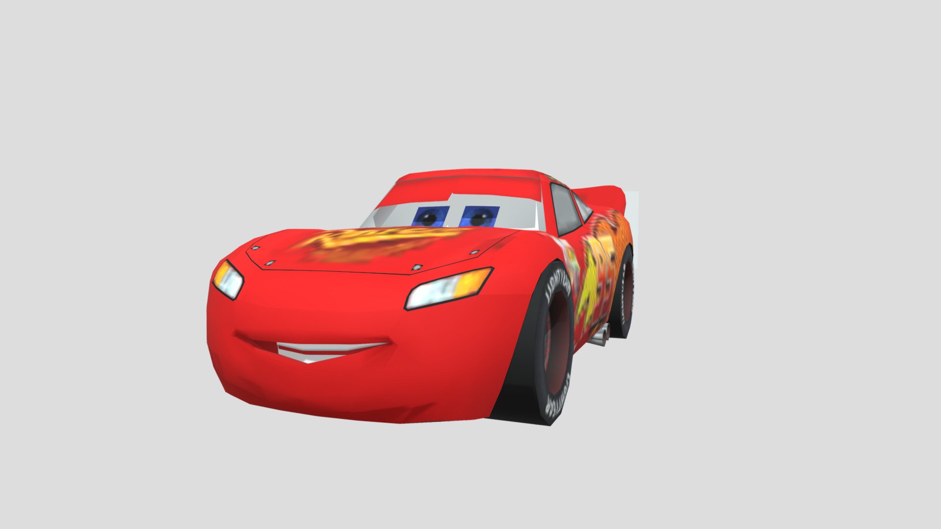 Radiator Springs Lightning McQueen (3DS) - Download Free 3D model by ...