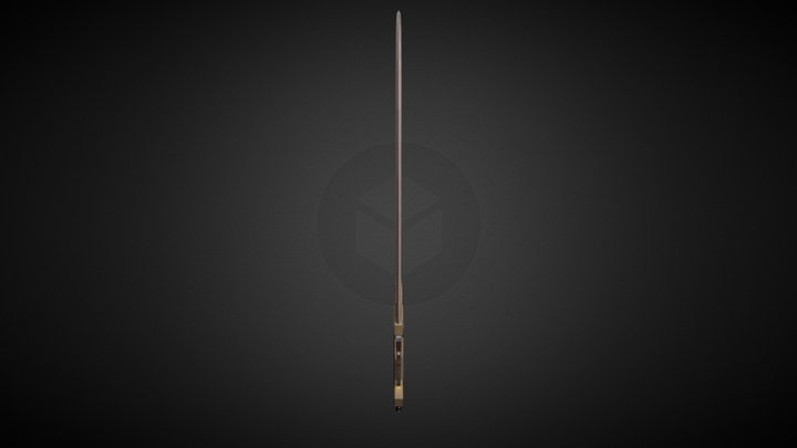 Steampunk Sword 3D Model