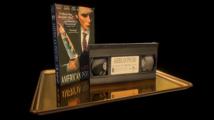 American_Psycho_VHS 3D Model