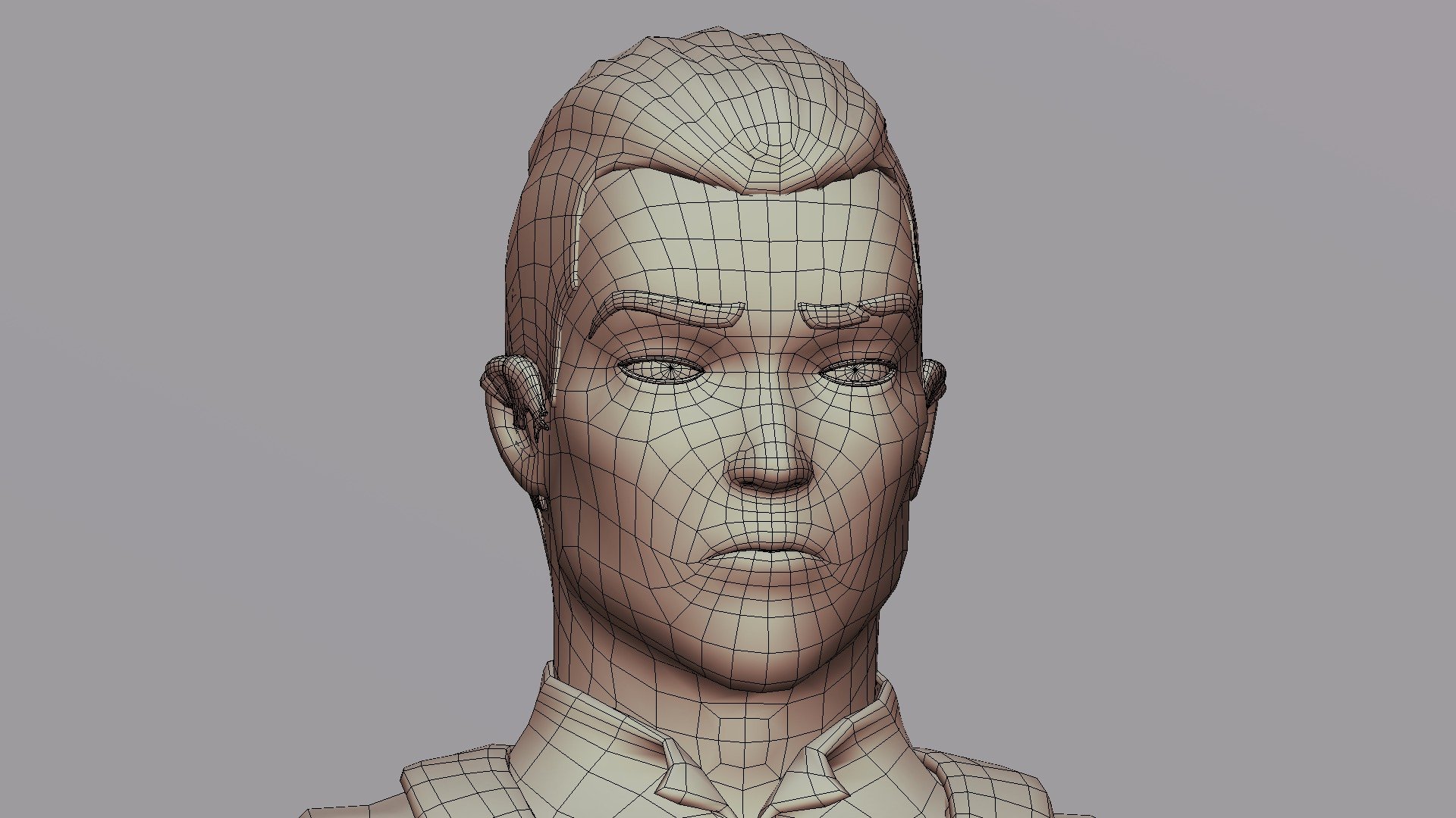 Peregrine - Low poly mesh