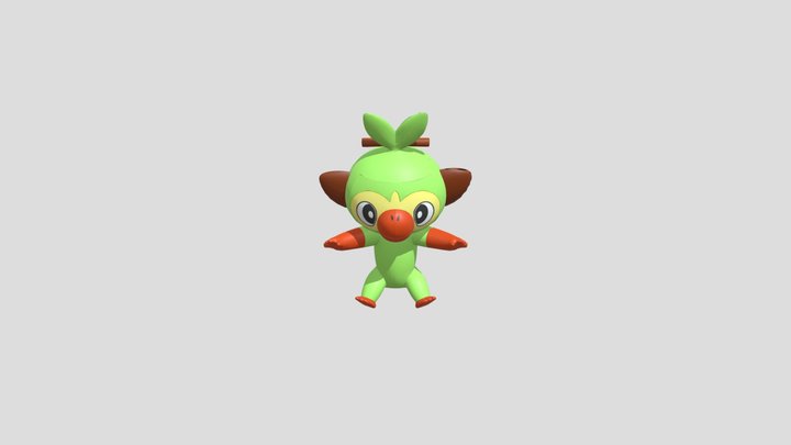 Grookey 3D Model