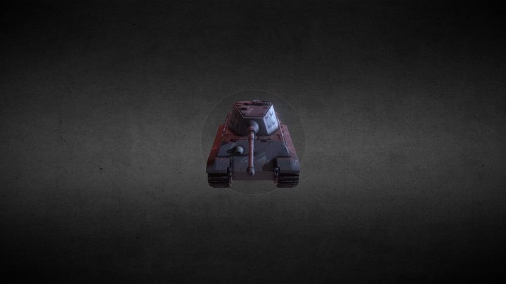 Tiger 2 Tank 3D Model