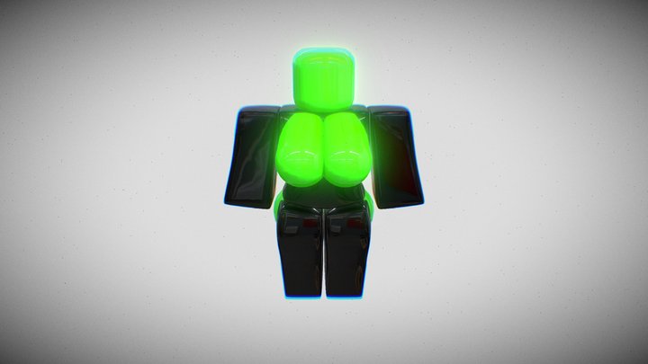 R63 slime Girl base 3D Model