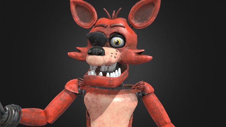 FNaF HW Fixed Foxy [Model Edit] – Modèle 3D gratuit STL