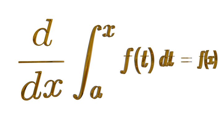 Function integral derivative 3D Model