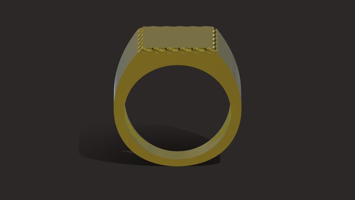 chevalière 3D Model