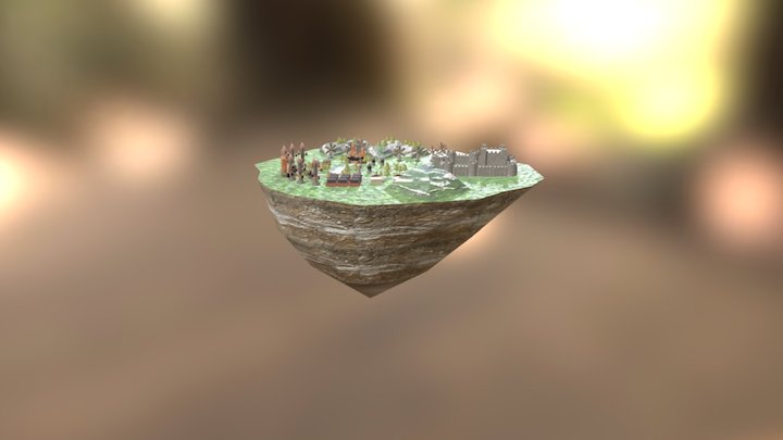 Tamondong, Daphne Environment 3D Model