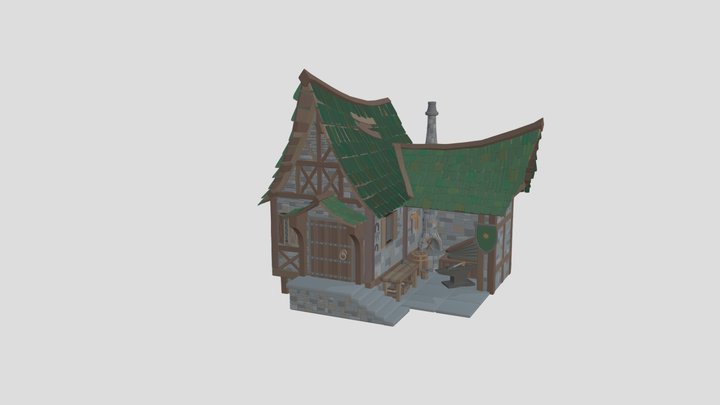 blacksmith's house 3D Model