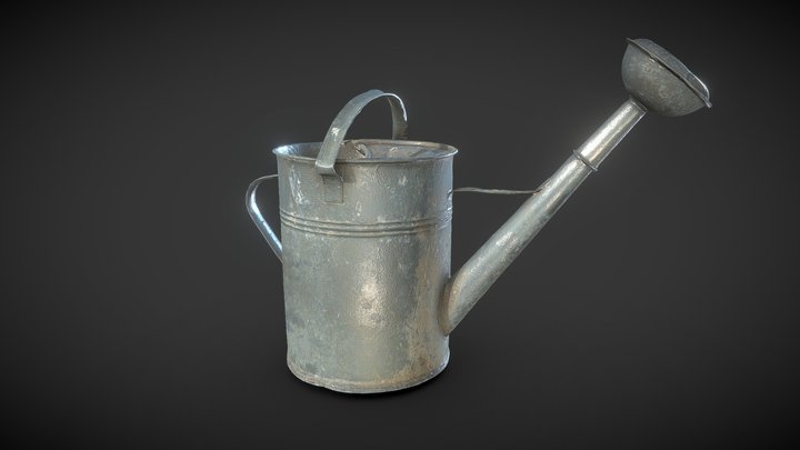 Dirty Watering Can 3D scan 3D Model