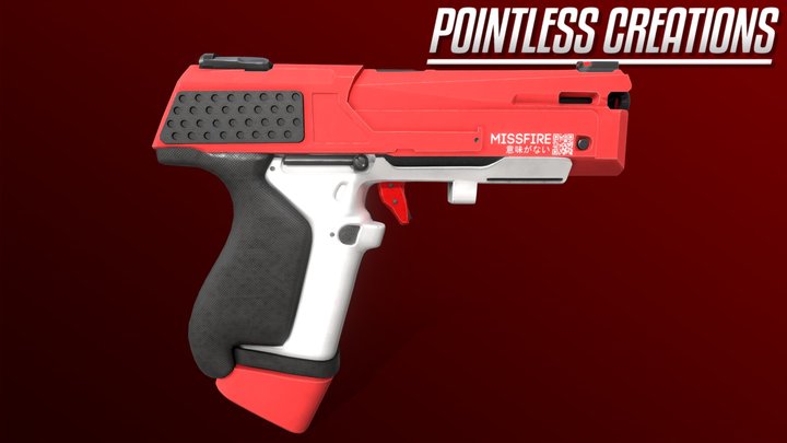 SCI-FI PISTOL [VRChat] 3D Model