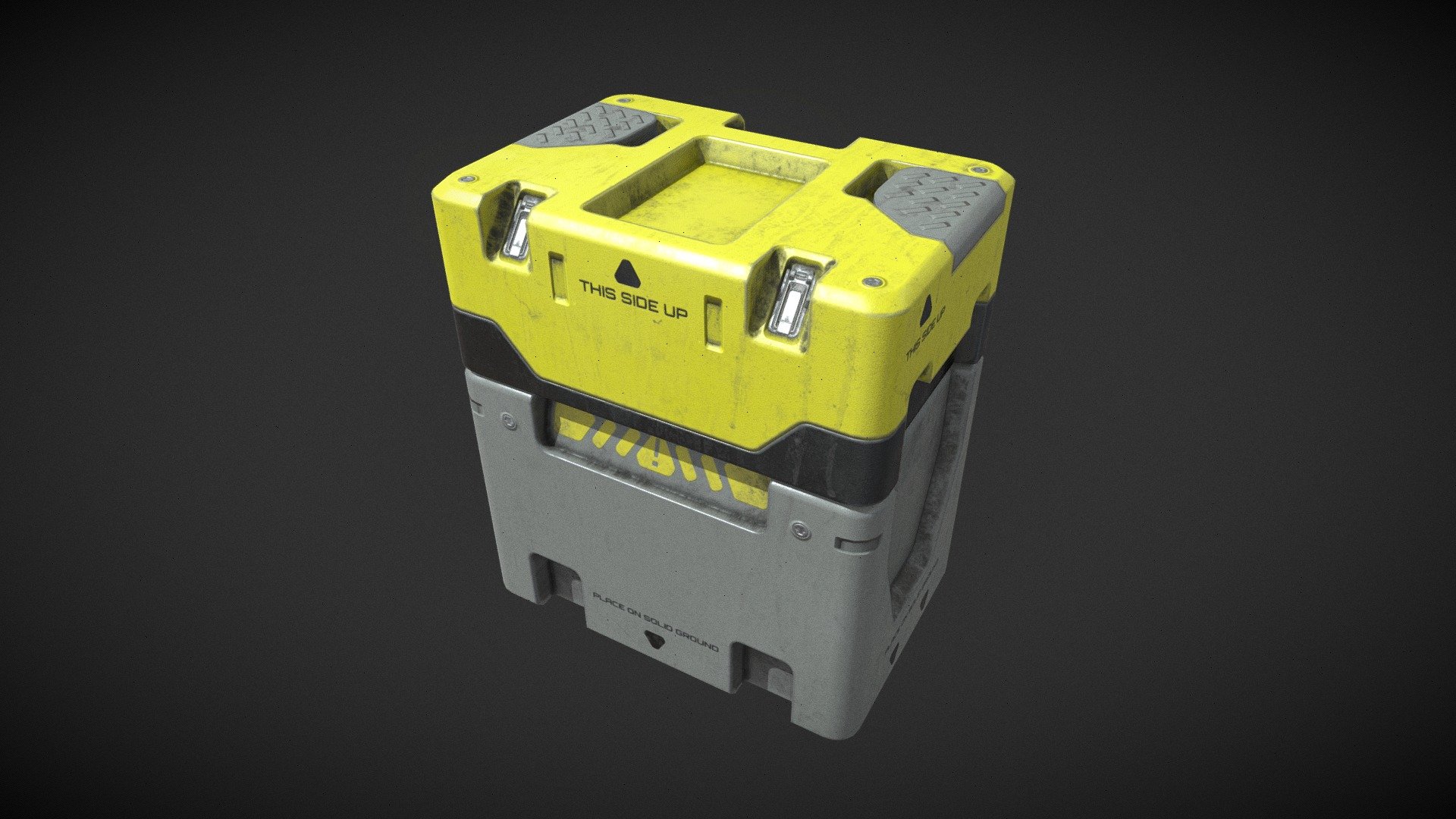 Sci-Fi Crate - Download Free 3D model by Alex Kondratenko ...