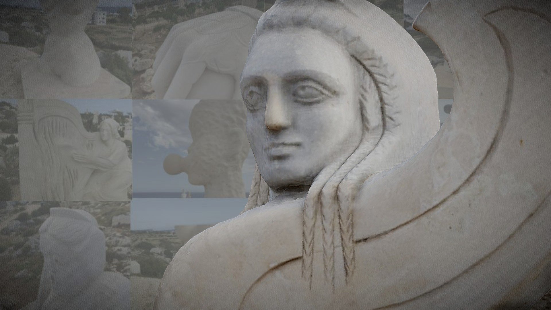 Greek Sphinx - Ayia Napa's sculpture park - 3D model by AI ...