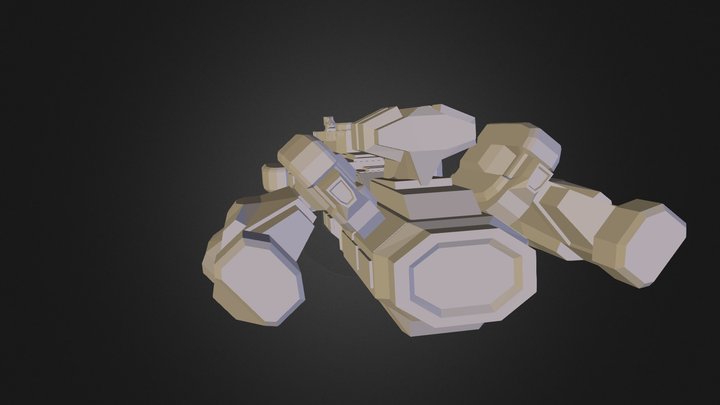 Viporian Capital Ship 3D Model
