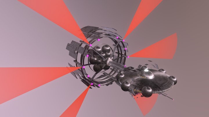 Far Future Spacecraft 3D Model