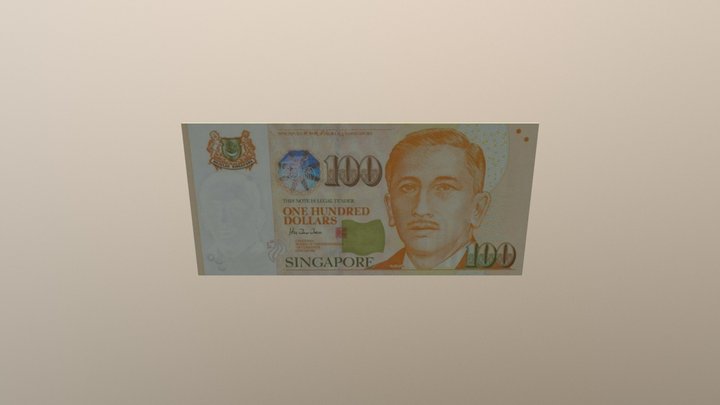 Singapore 100 3D Model
