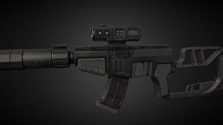 AS VAL M 3D Model