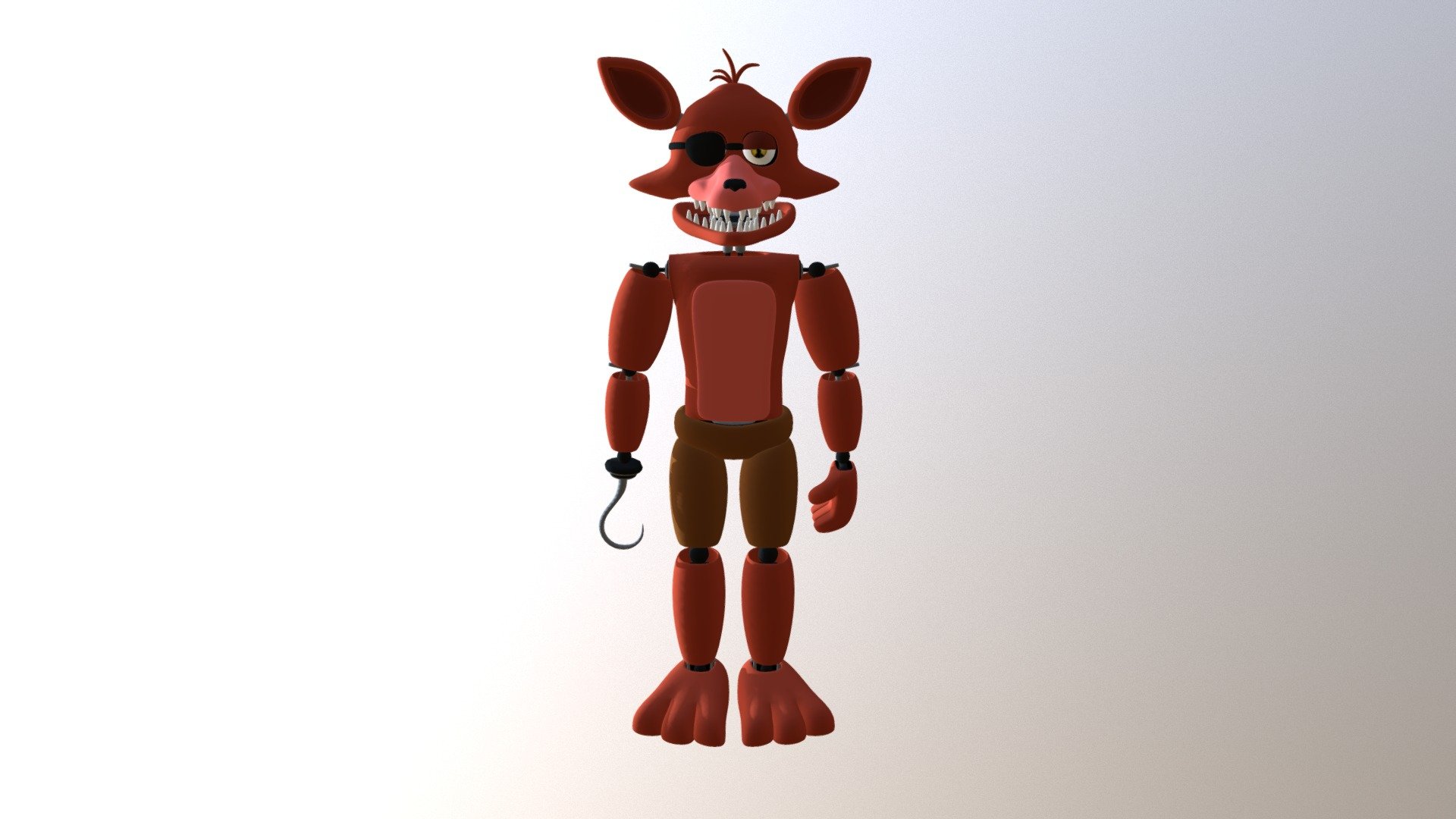 E A Unwithered Foxy 3d Model By 360mealman [395c6f7] Sketchfab