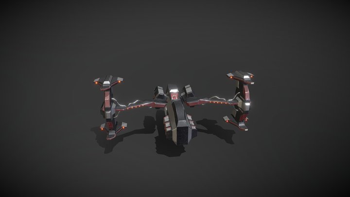 SpaceShip : Clément Monfort January 2019 3D Model