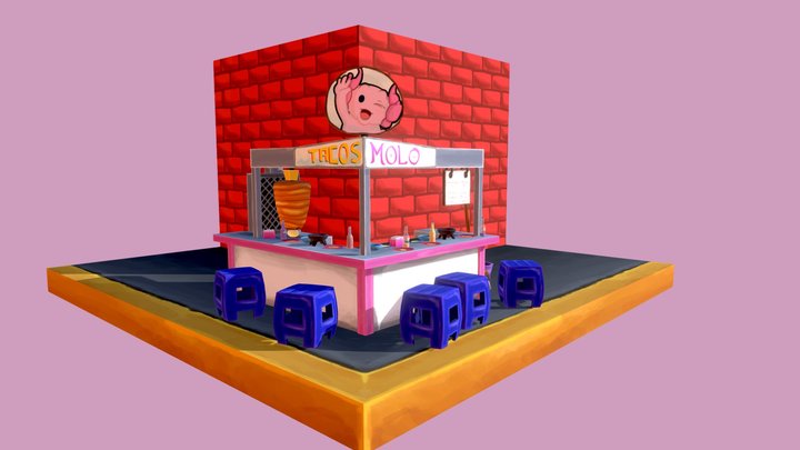 Tacos Molo 3D Model
