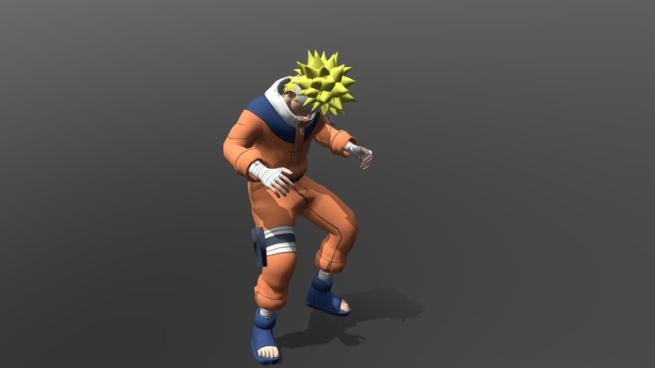 Naruto Rage 3D Model