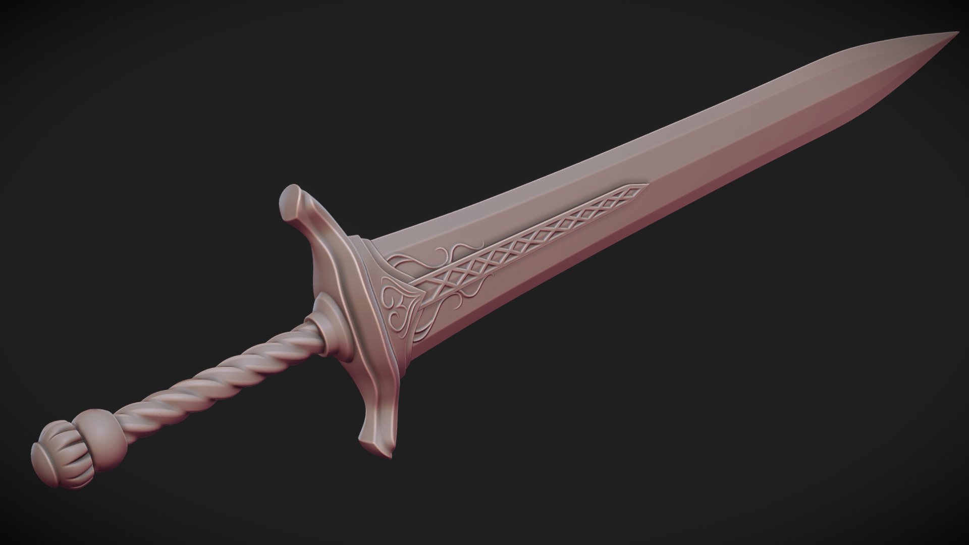 3d Printable Model - Moonlight Greatsword - Buy Royalty Free 3D model ...