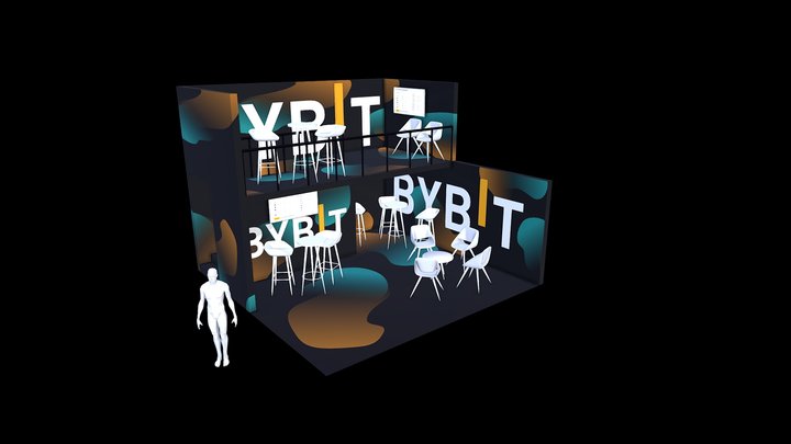 Bybit Booth 3D Model