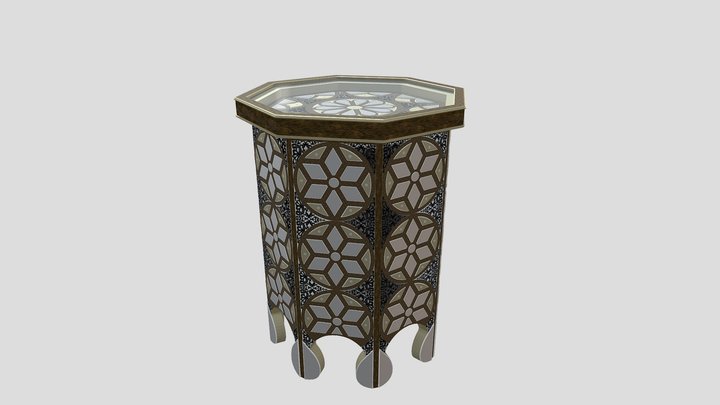 Moroccan Bazar ELEPH SIDE TABLE 3D Model