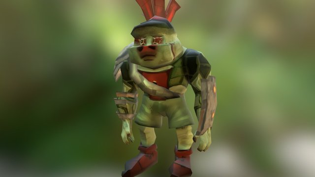 Zombie Golem 3D Model
