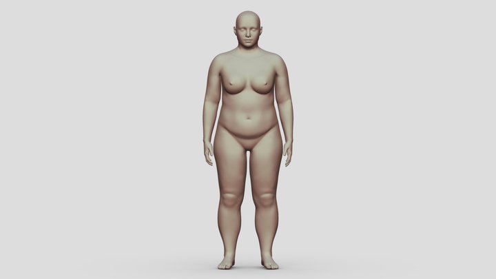 Plus Size - Size 50 - Option 4 3D Model