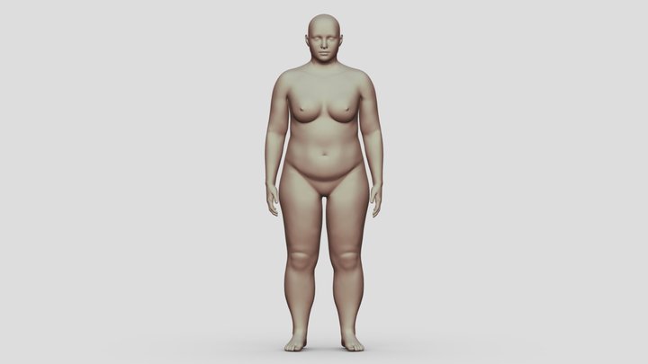 Plus Size - Size 50 - Option 4 3D Model